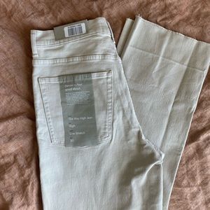 Everlane Way High Jean in Flax (size 30)